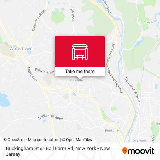 Mapa de Buckingham St @ Ball Farm Rd