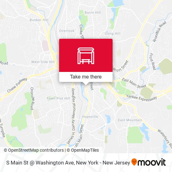 S Main St @ Washington Ave map