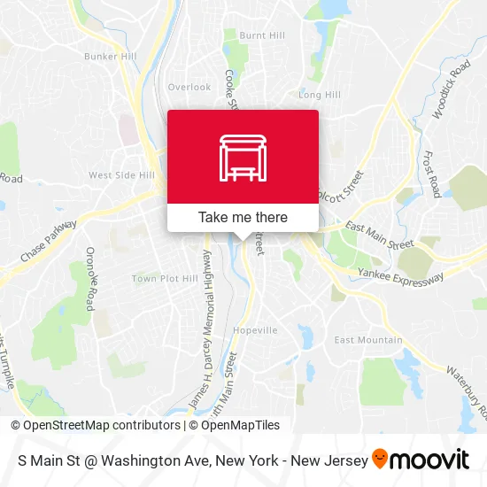 Mapa de S Main St @ Washington Ave
