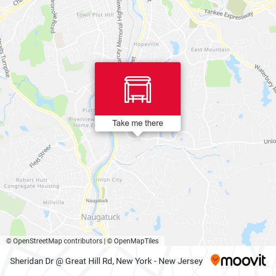 Sheridan Dr @ Great Hill Rd map