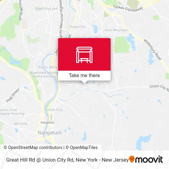 Great Hill Rd @ Union City Rd map