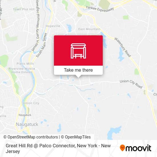 Great Hill Rd @ Palco Connector map