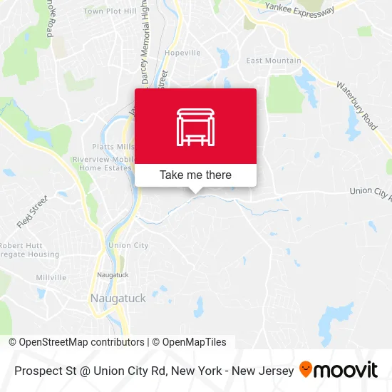 Prospect St @ Union City Rd map