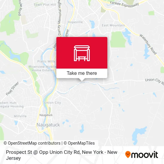 Prospect St @ Opp Union City Rd map