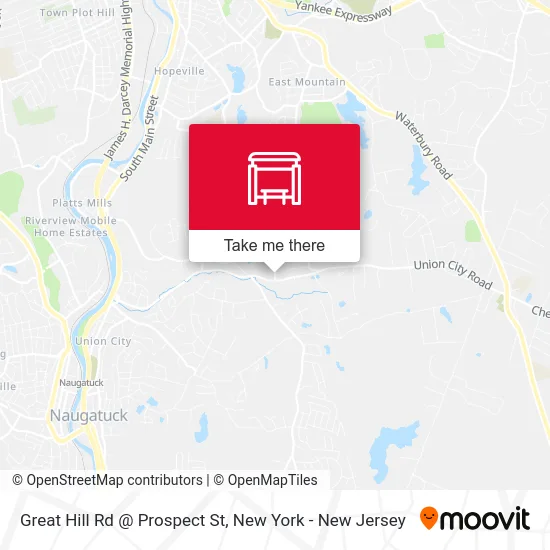 Great Hill Rd @ Prospect St map