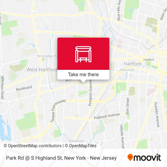 Park Rd @ S Highland St map