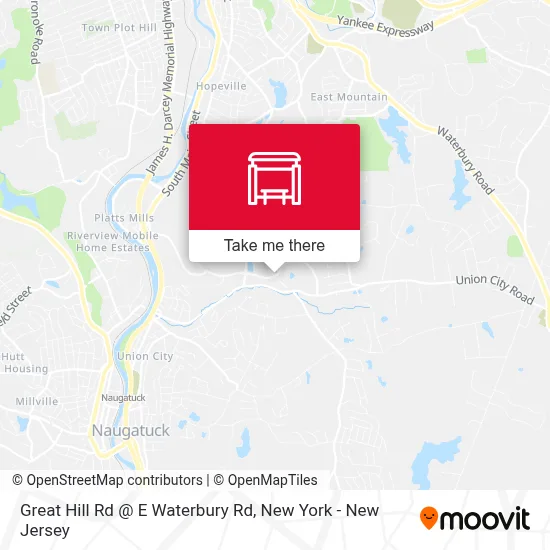 Great Hill Rd @ E Waterbury Rd map