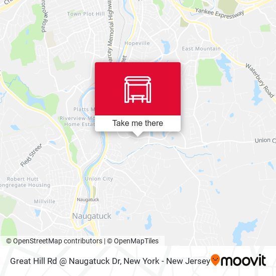 Great Hill Rd @ Naugatuck Dr map