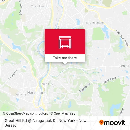 Great Hill Rd @ Naugatuck Dr map