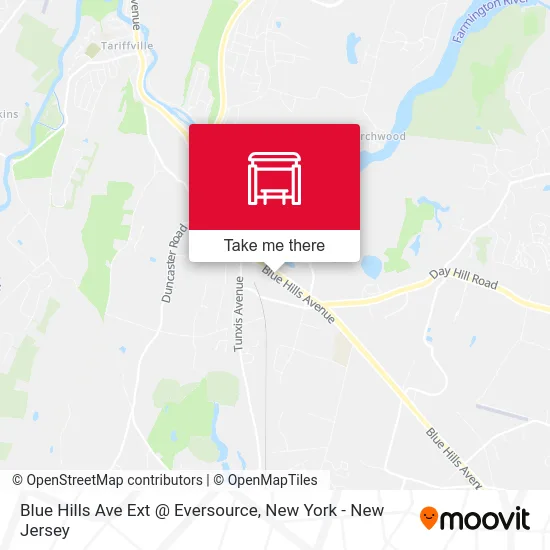 Blue Hills Ave  Ext @ Eversource map