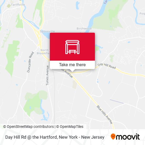 Day Hill Rd @ the Hartford map