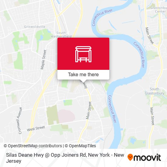 Silas Deane Hwy @ Opp Joiners Rd map