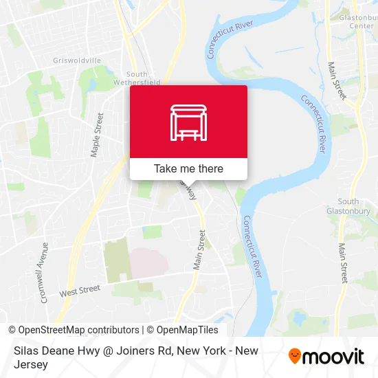 Silas Deane Hwy @ Joiners Rd map