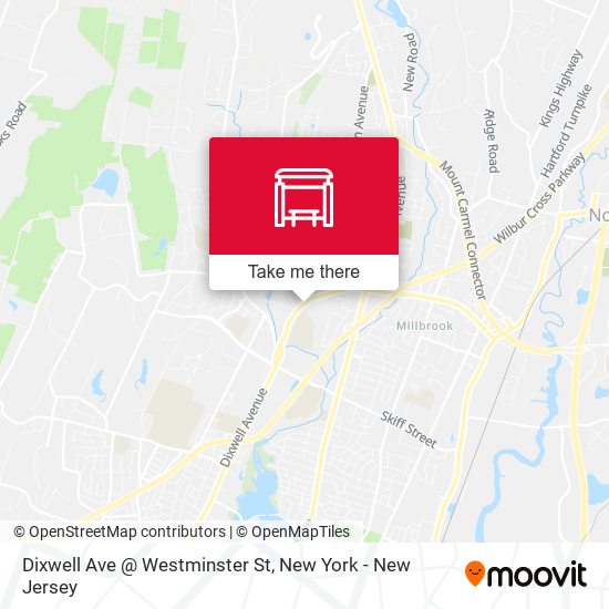Mapa de Dixwell Ave @ Westminster St