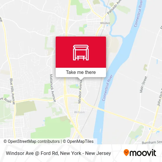 Windsor Ave @ Ford Rd map