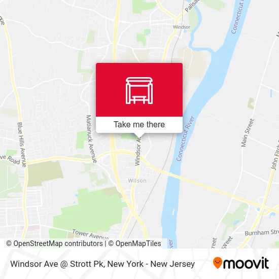 Windsor Ave @ Strott Pk map