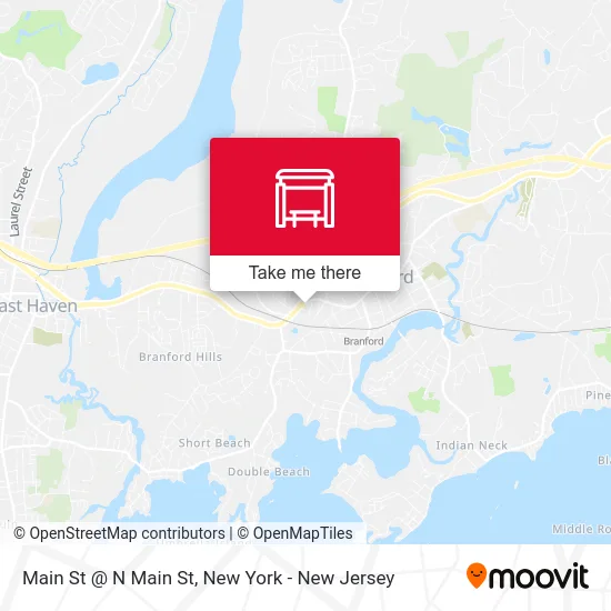 Main St @ N Main St map