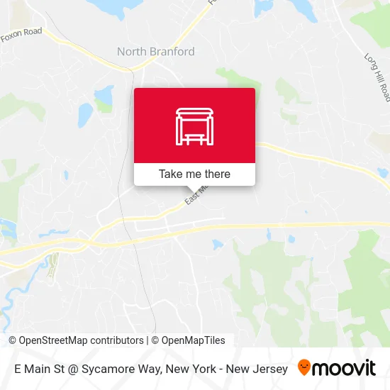 E Main St @ Sycamore Way map