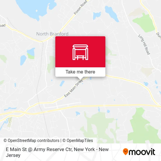 E Main St @ Army Reserve Ctr map