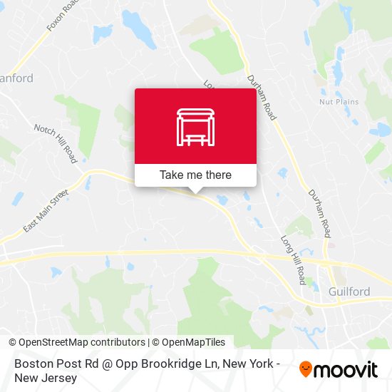 Mapa de Boston Post Rd @ Opp Brookridge Ln