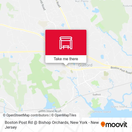 Boston Post Rd @ Bishop Orchards map