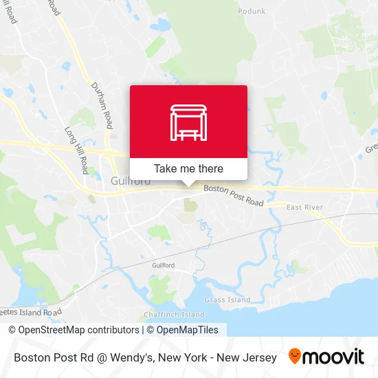 Boston Post Rd @ Wendy's map