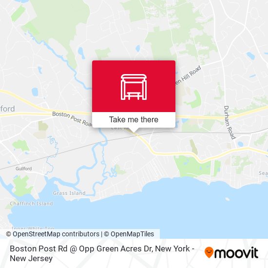 Boston Post Rd @ Opp Green Acres Dr map