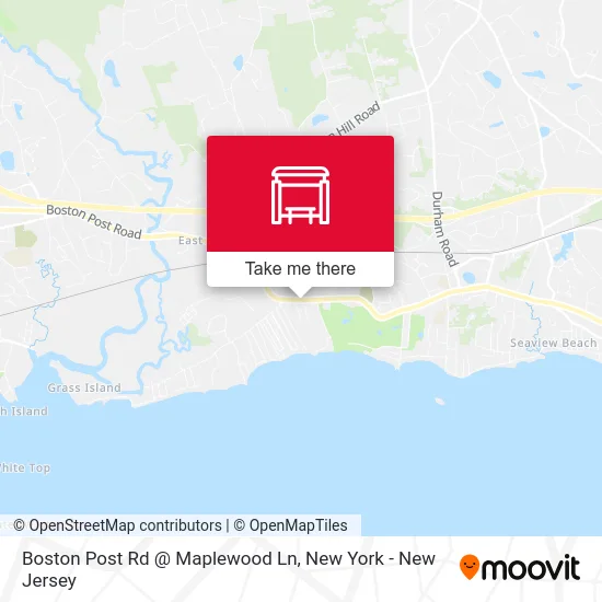 Boston Post Rd @ Maplewood Ln map