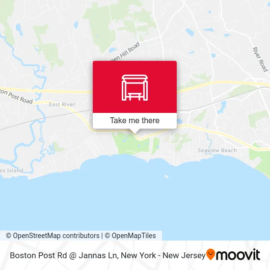Boston Post Rd @ Jannas Ln map