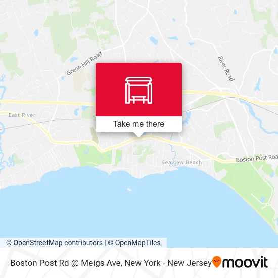 Boston Post Rd @ Meigs Ave map