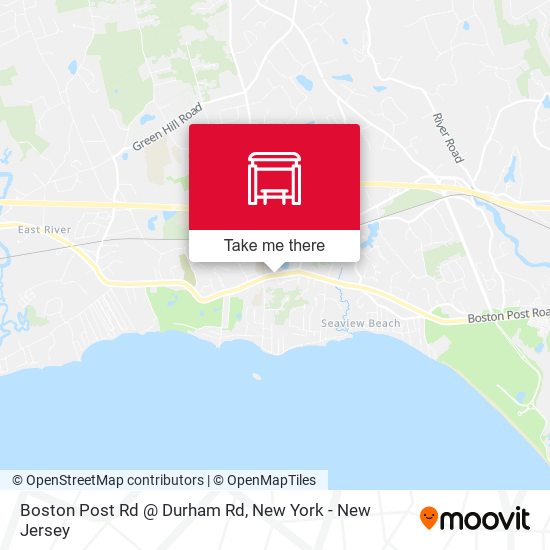 Boston Post Rd @ Durham Rd map