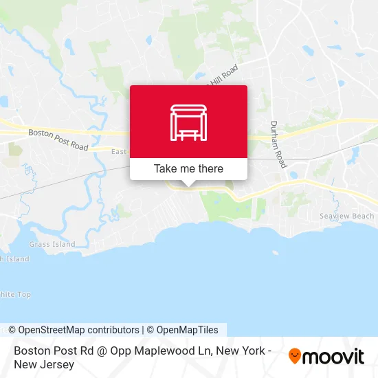 Boston Post Rd @ Opp Maplewood Ln map
