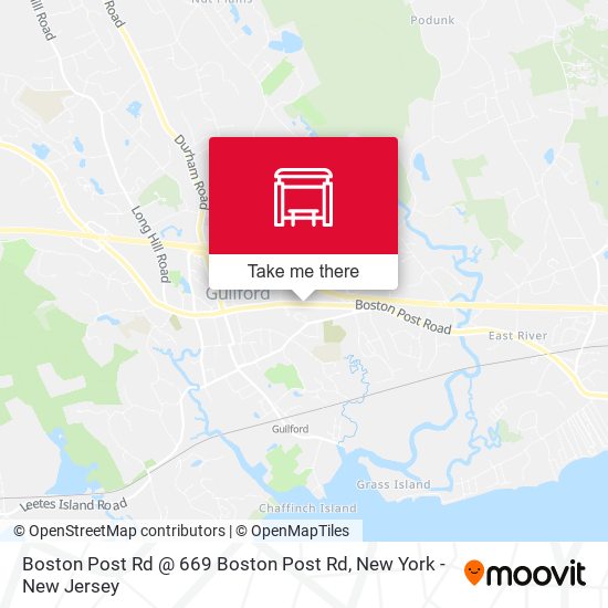 Mapa de Boston Post Rd @ 669 Boston Post Rd