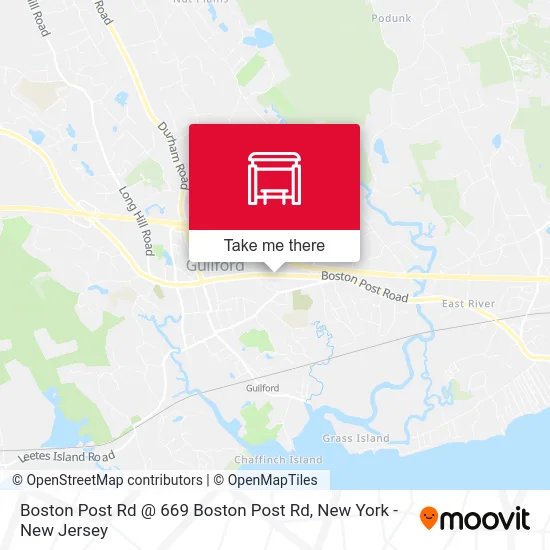 Boston Post Rd @ 669 Boston Post Rd map