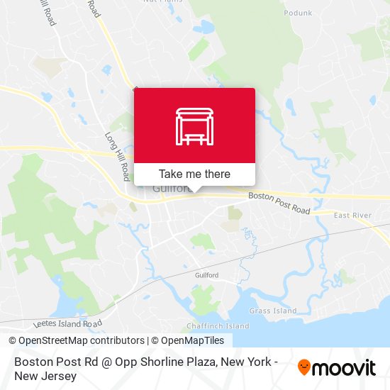 Boston Post Rd @ Opp Shorline Plaza map