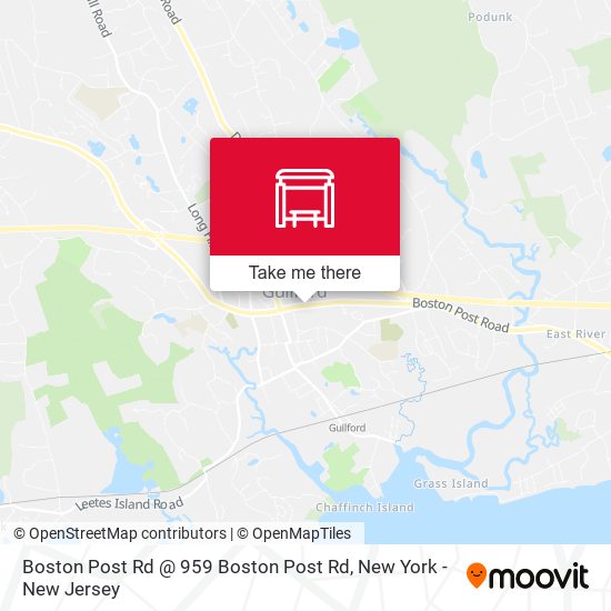 Mapa de Boston Post Rd @ 959 Boston Post Rd