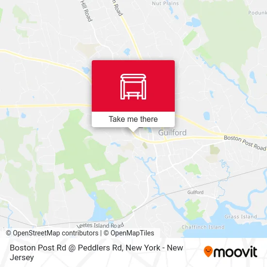 Boston Post Rd @ Peddlers Rd map
