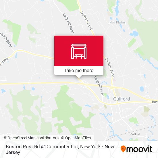 Mapa de Boston Post Rd @ Commuter Lot