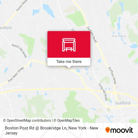 Boston Post Rd @ Brookridge Ln map