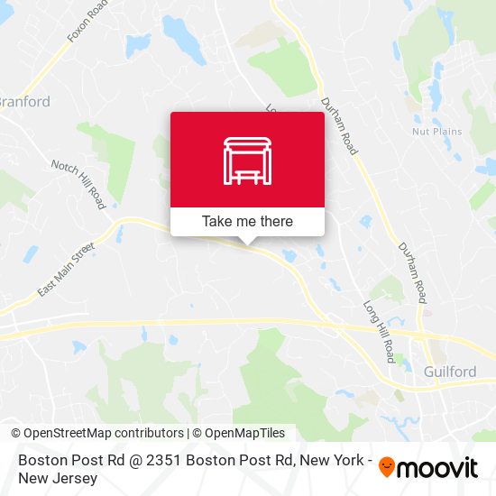 Mapa de Boston Post Rd @ 2351 Boston Post Rd