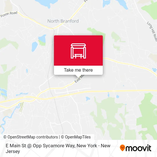 E Main St @ Opp Sycamore Way map