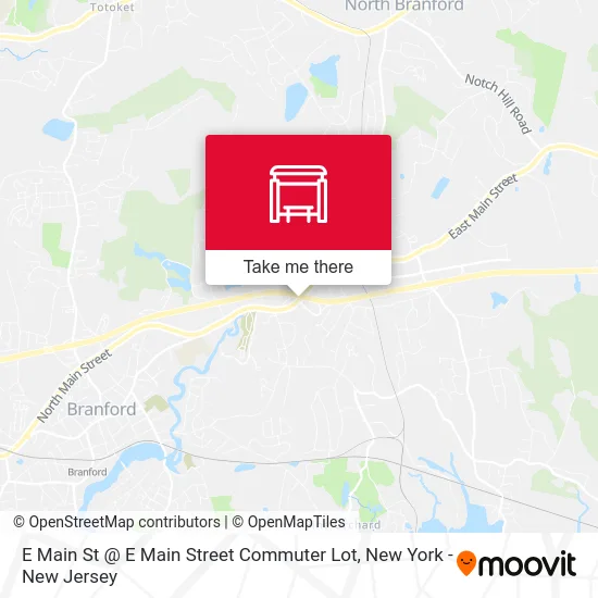 E Main St @ E Main Street Commuter Lot map