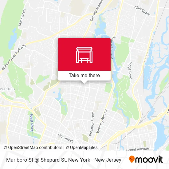 Marlboro St @ Shepard St map