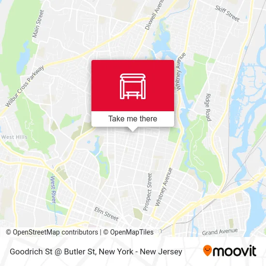 Goodrich St @ Butler St map