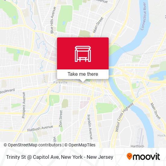 Trinity St @ Capitol Ave map