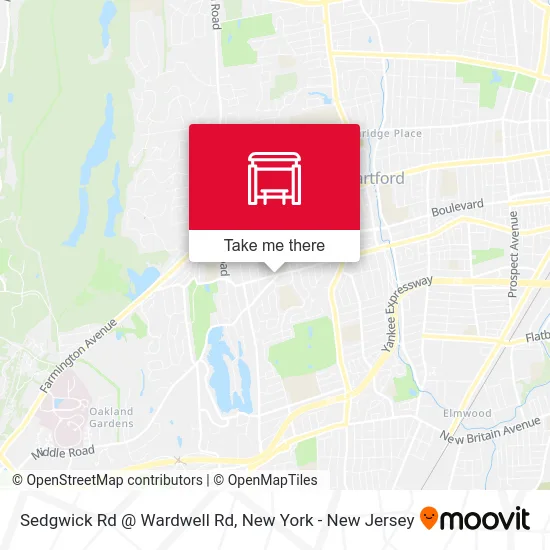 Sedgwick Rd @ Wardwell Rd map