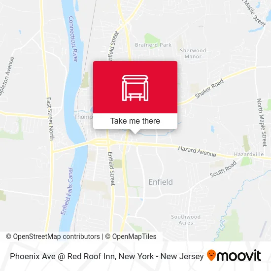 Phoenix Ave @ Red Roof Inn map