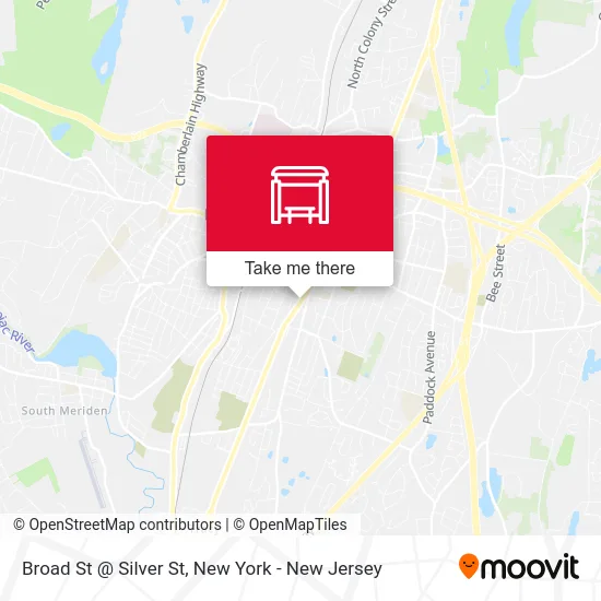 Broad St @ Silver St map