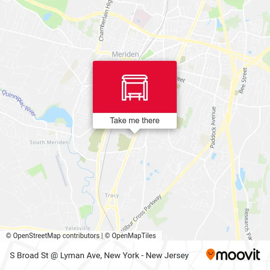 S Broad St @ Lyman Ave map