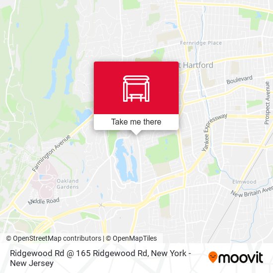 Ridgewood Rd @ 165 Ridgewood Rd map